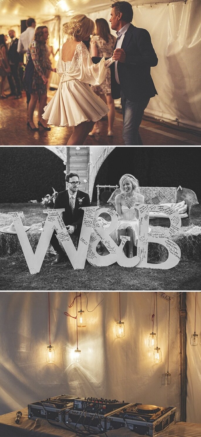 Real Wedding estilo vintage chic com detalhes rústicos DIY - Foto Howell Jones Photography