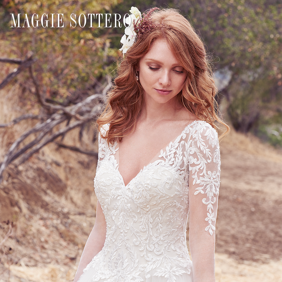 Berkley. Maggie Sottero: Cordelia Collection.