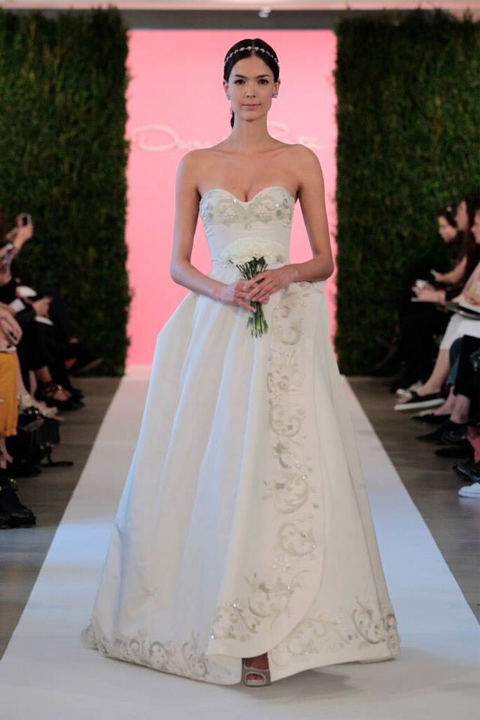 Foto: Colecção de Primavera de 2015 de Óscar de la Renta na NY Bridal Week