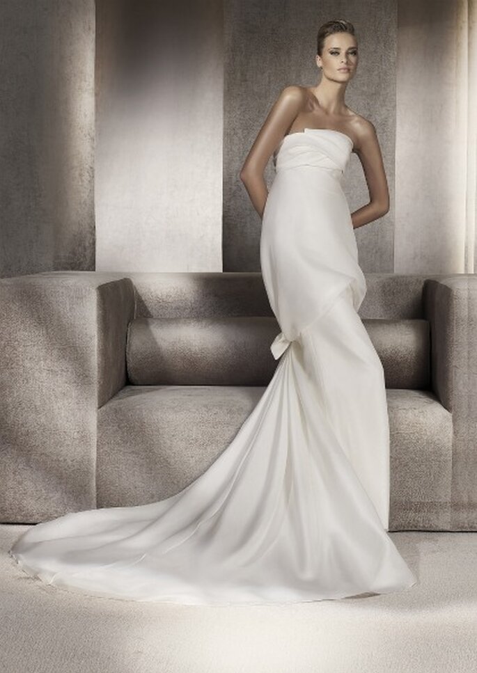 Vestido de Noiva da Colecção Manuel Mota 2012 para Pronovias