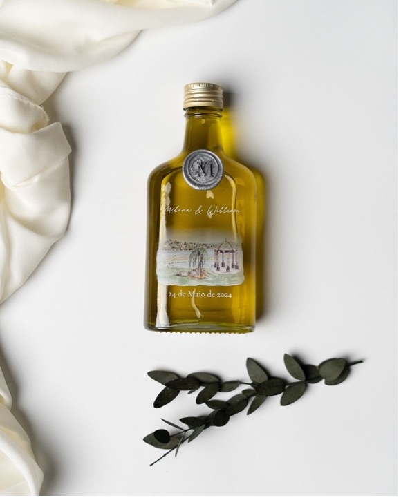 Olive Oil as a Wedding Souvenirs by Miminhos Rita Catita