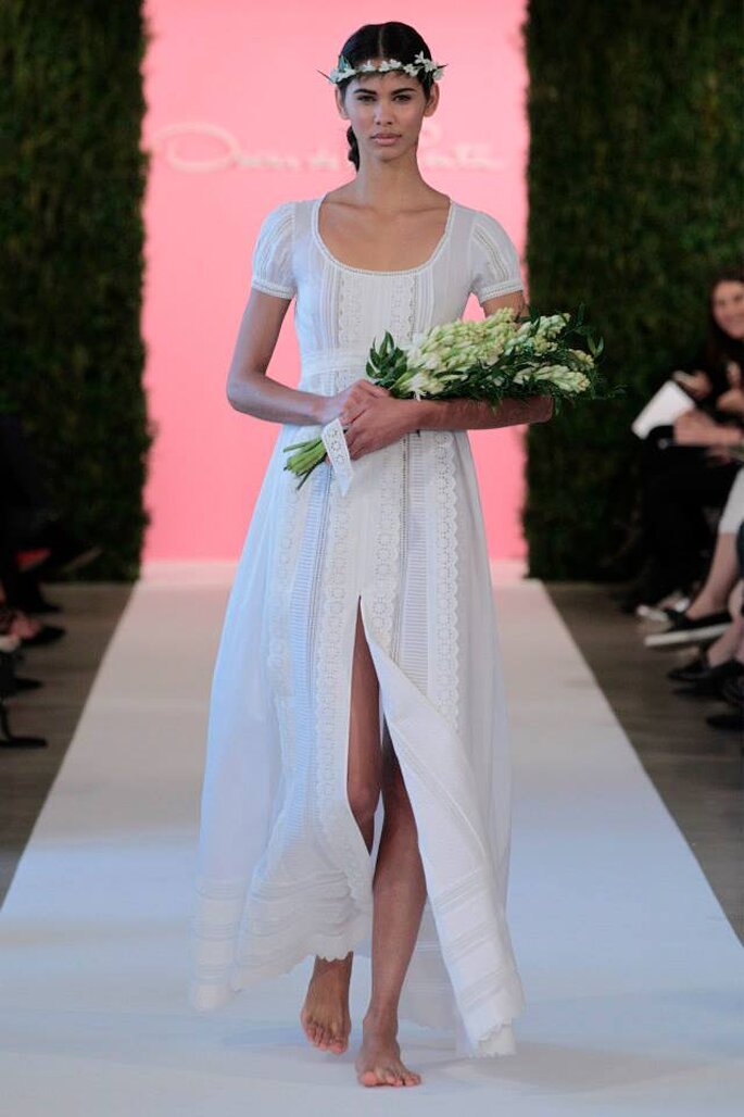 Foto: Colecção de Primavera de 2015 de Óscar de la Renta na NY Bridal Week