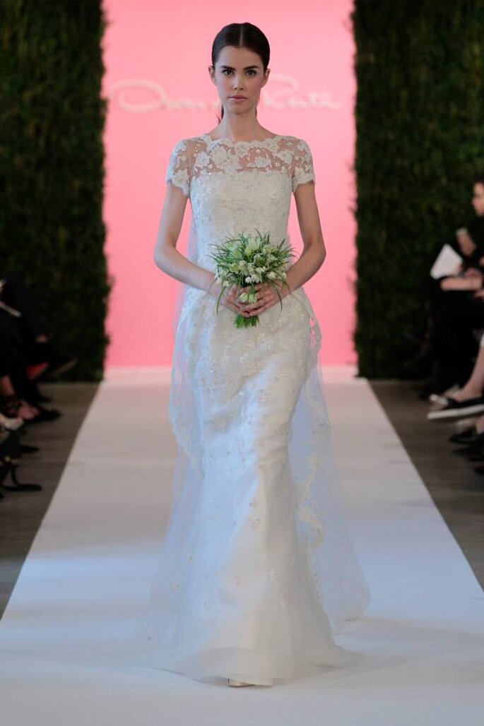 Foto: Colecção de Primavera de 2015 de Óscar de la Renta na NY Bridal Week