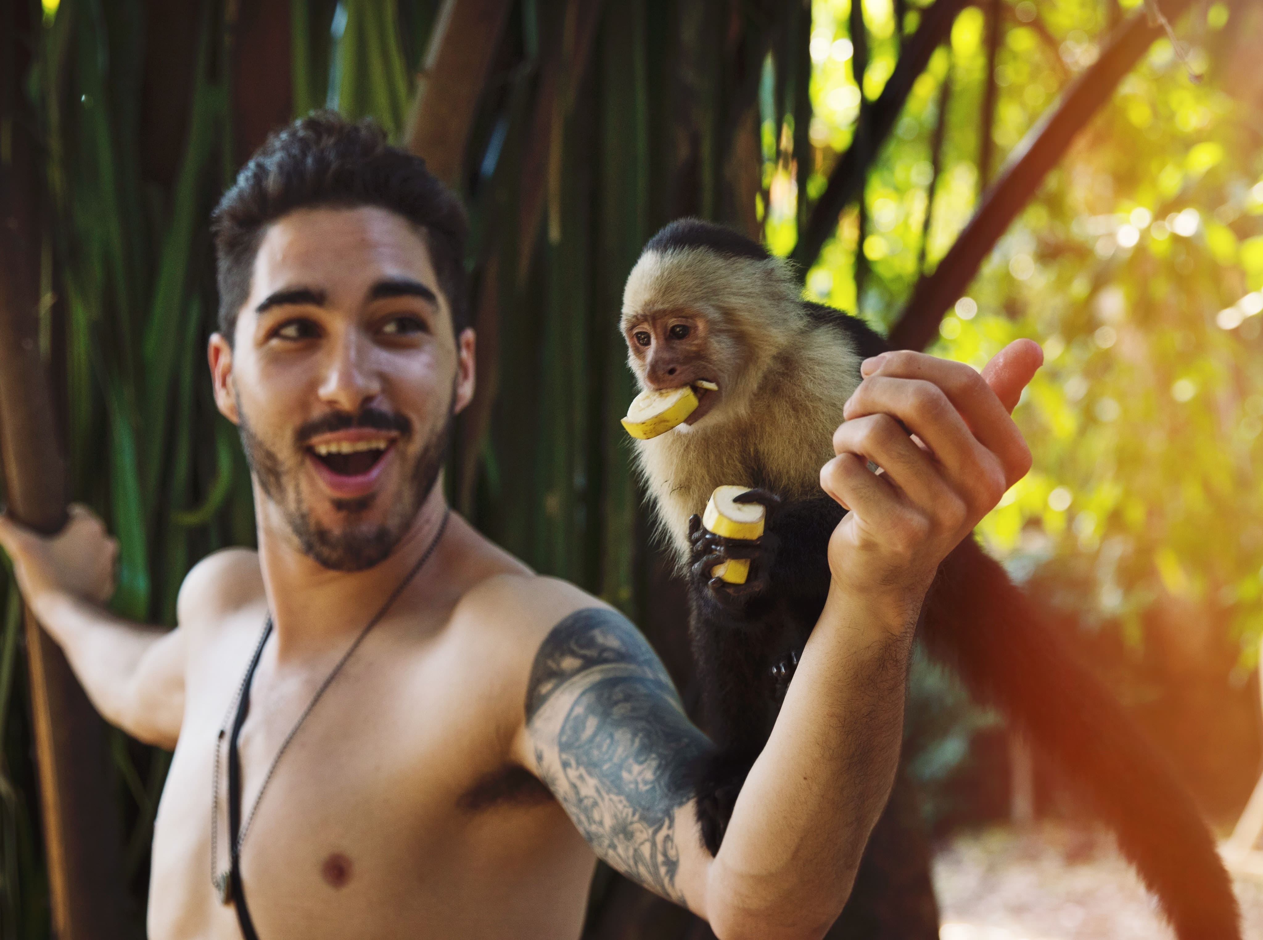 macaco no braço - Costa Rica