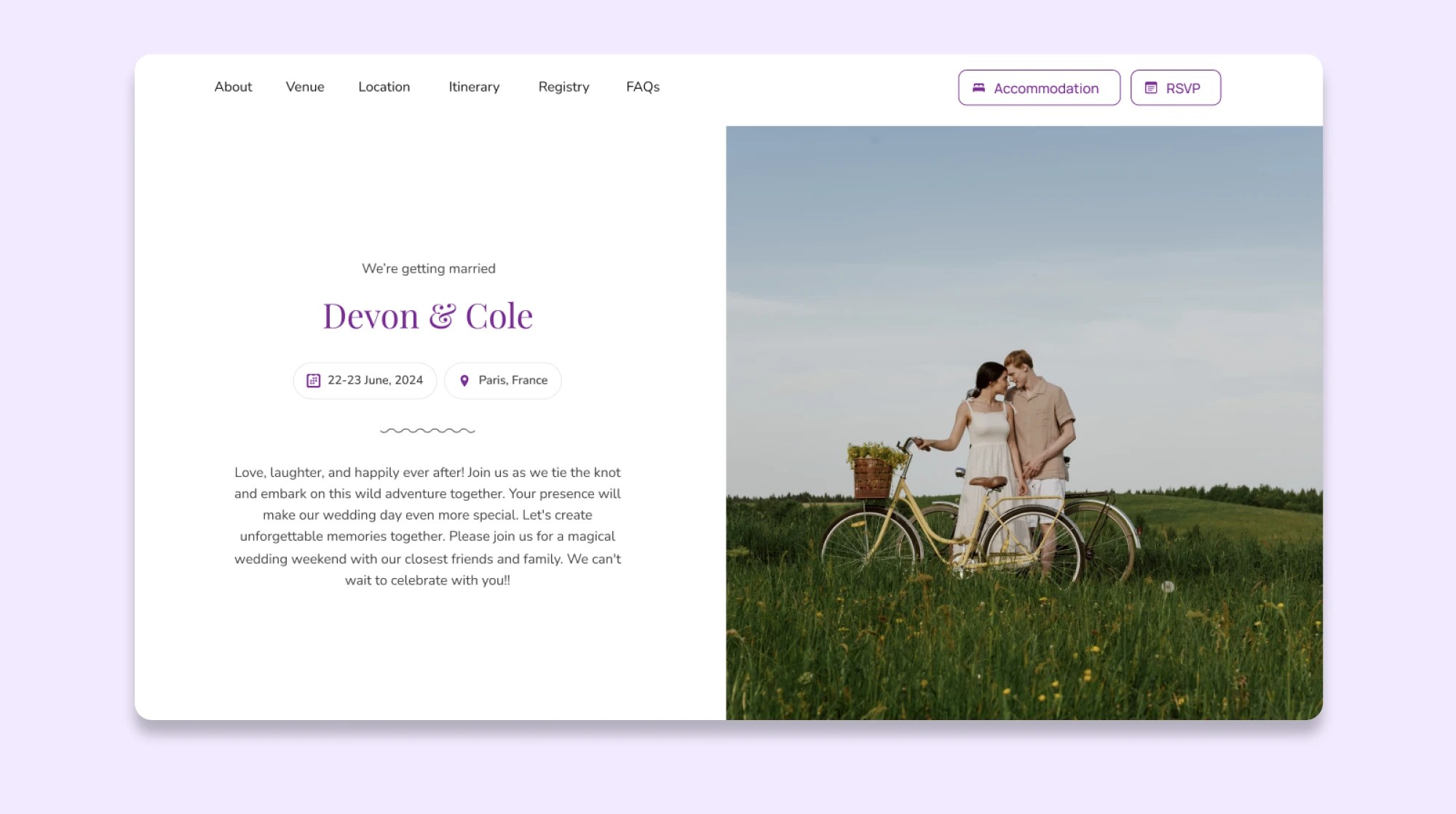 Destination Wedding website: the help you shouldn’t skip