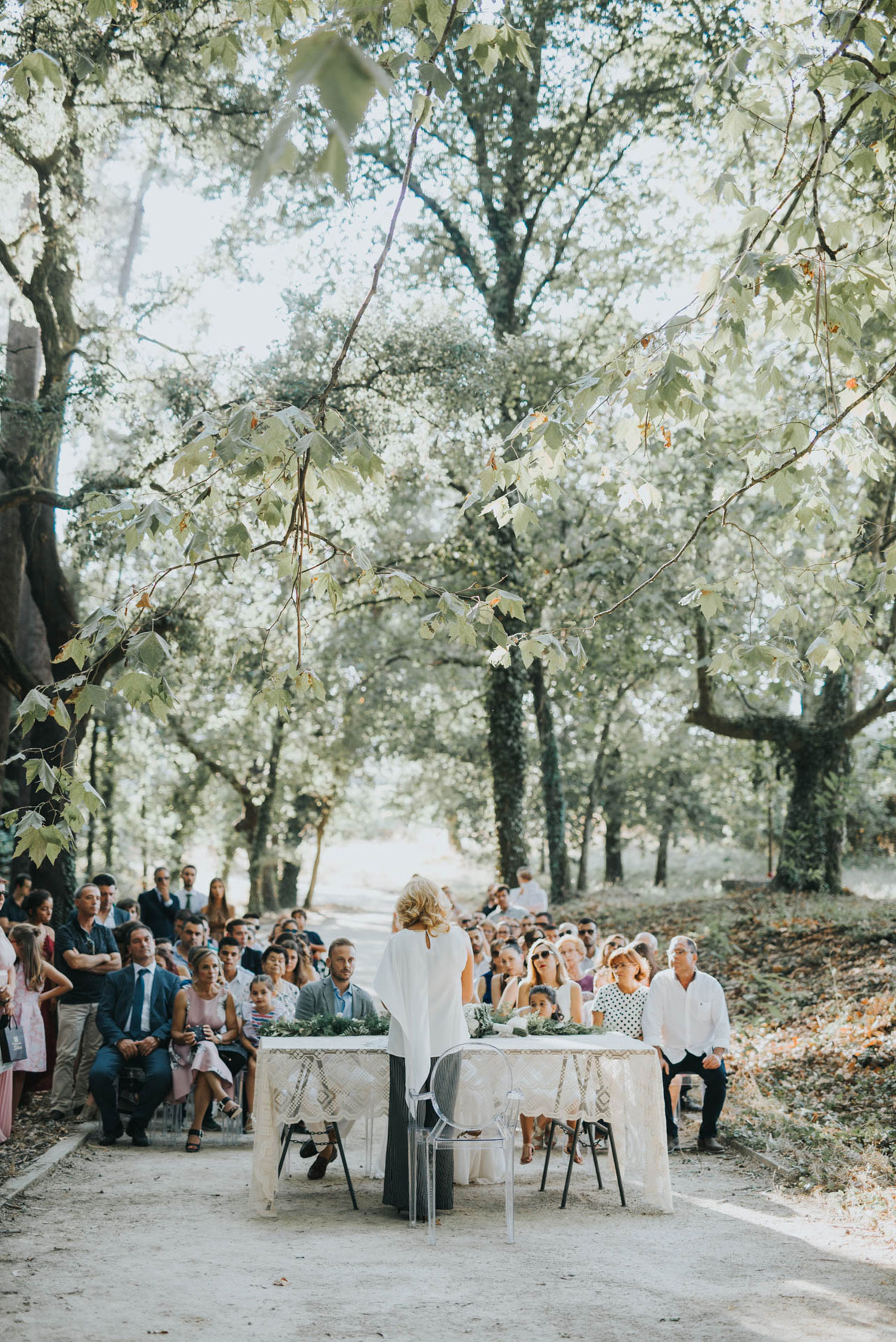 Casamento no exterior do Torre de Gomariz Wine & Spa Hotel