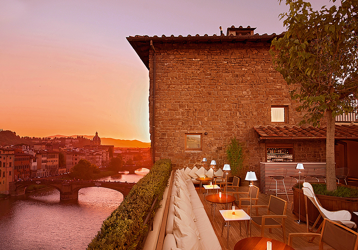 La Terrazza Lounge Bar, Hotel Continentale, Florencia