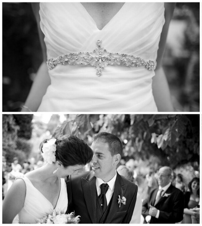 O vestido de noiva da marca Aire - Fotos: Adrián Bonet