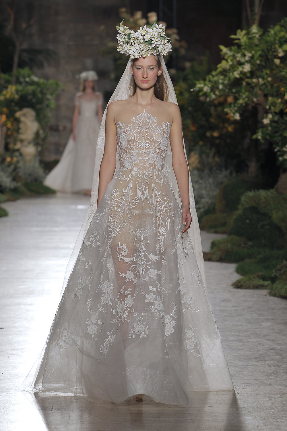 Reem Acra. Créditos: Barcelona Bridal Fashion Week