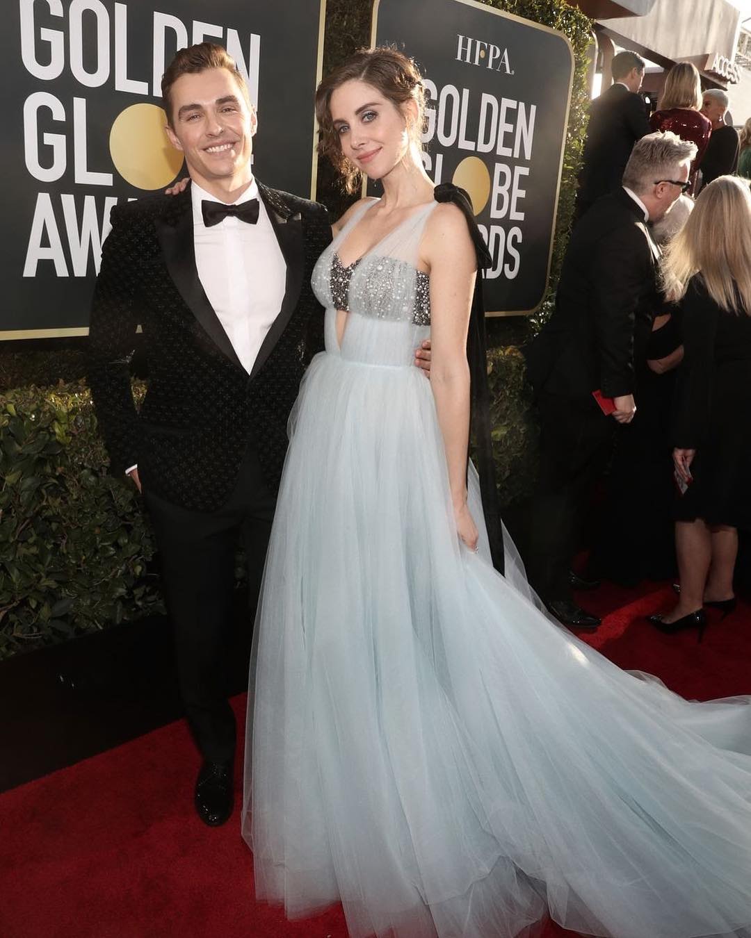 Alison Brie e  Dave fFranco | Foto Reprodução Instagram @fashion_lover_kw8