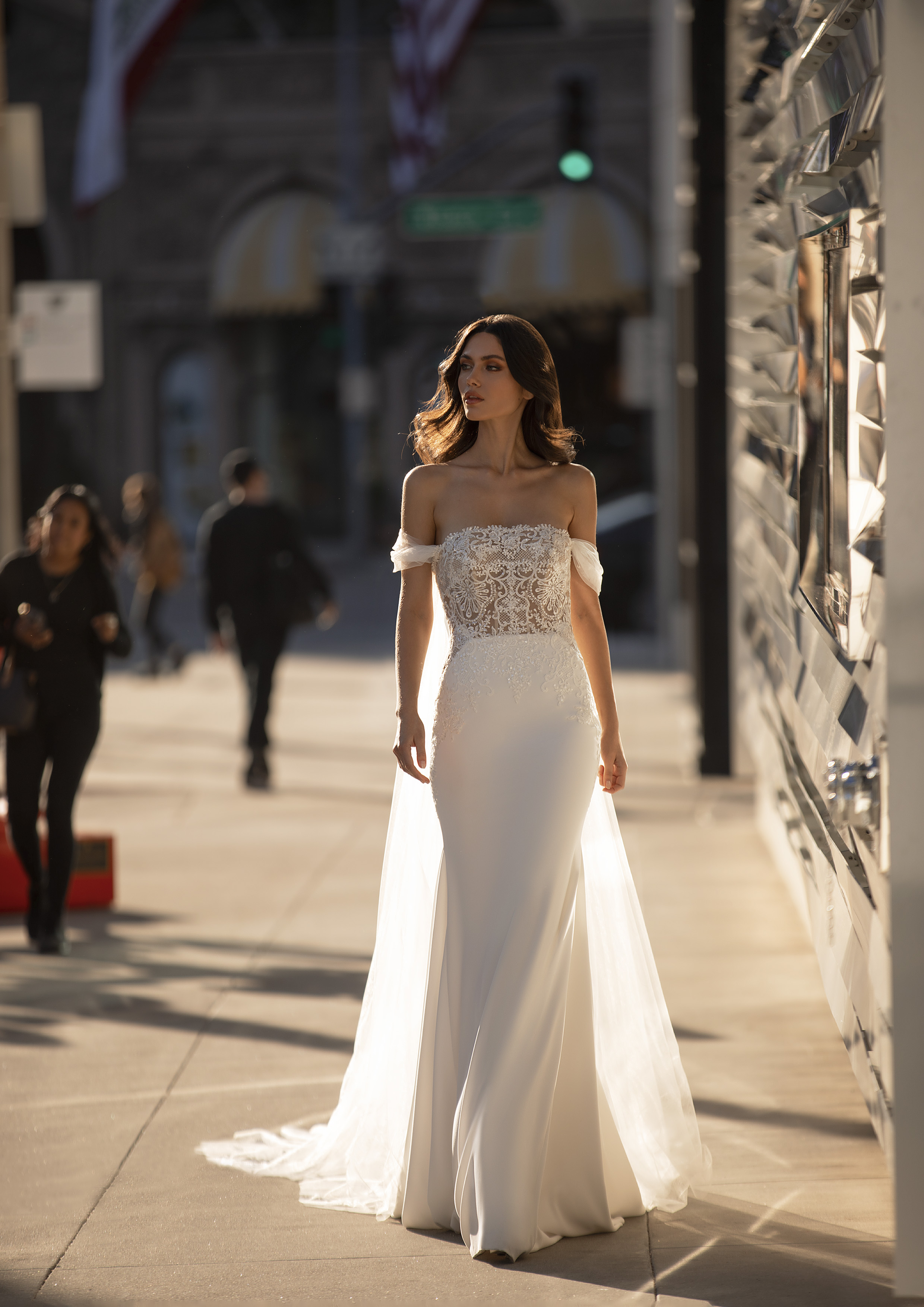 Vestido de noiva modelo Novak da coleção Pronovias 2021 Cruise Collection