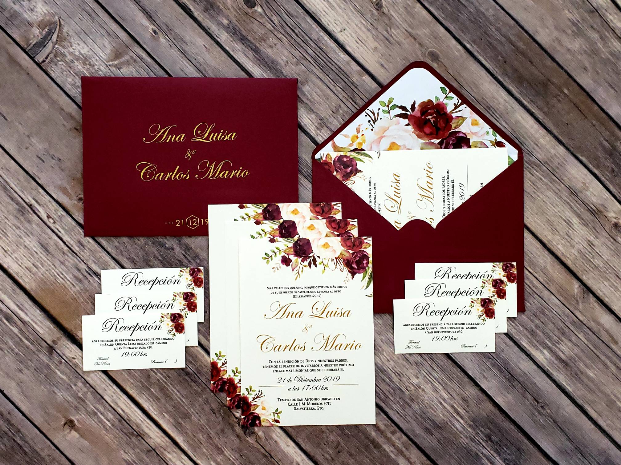 Convites e lembranças de casamento