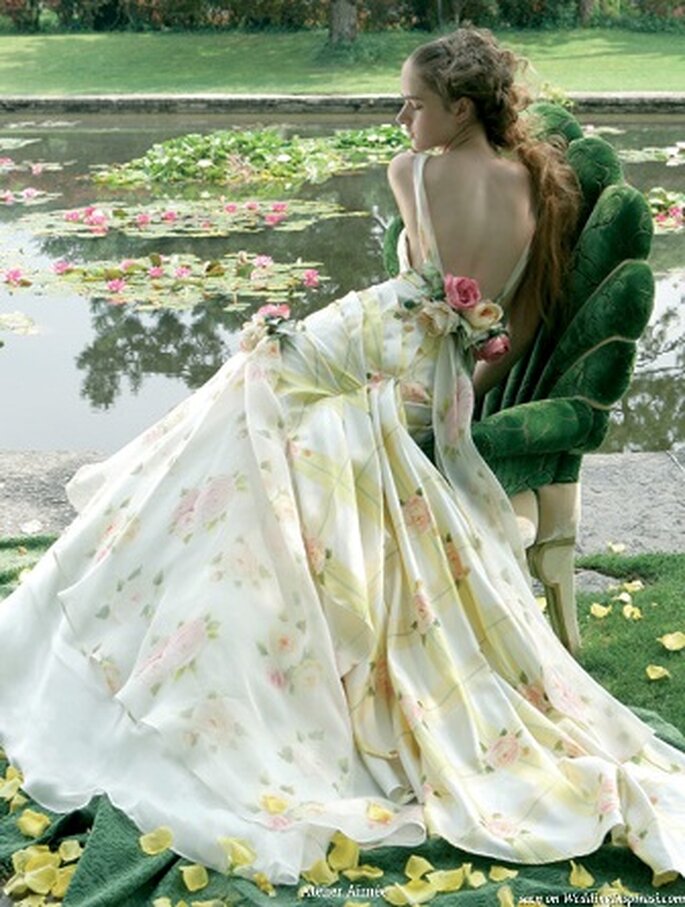Vestido de Noiva a estampado - Aimee Bridal
