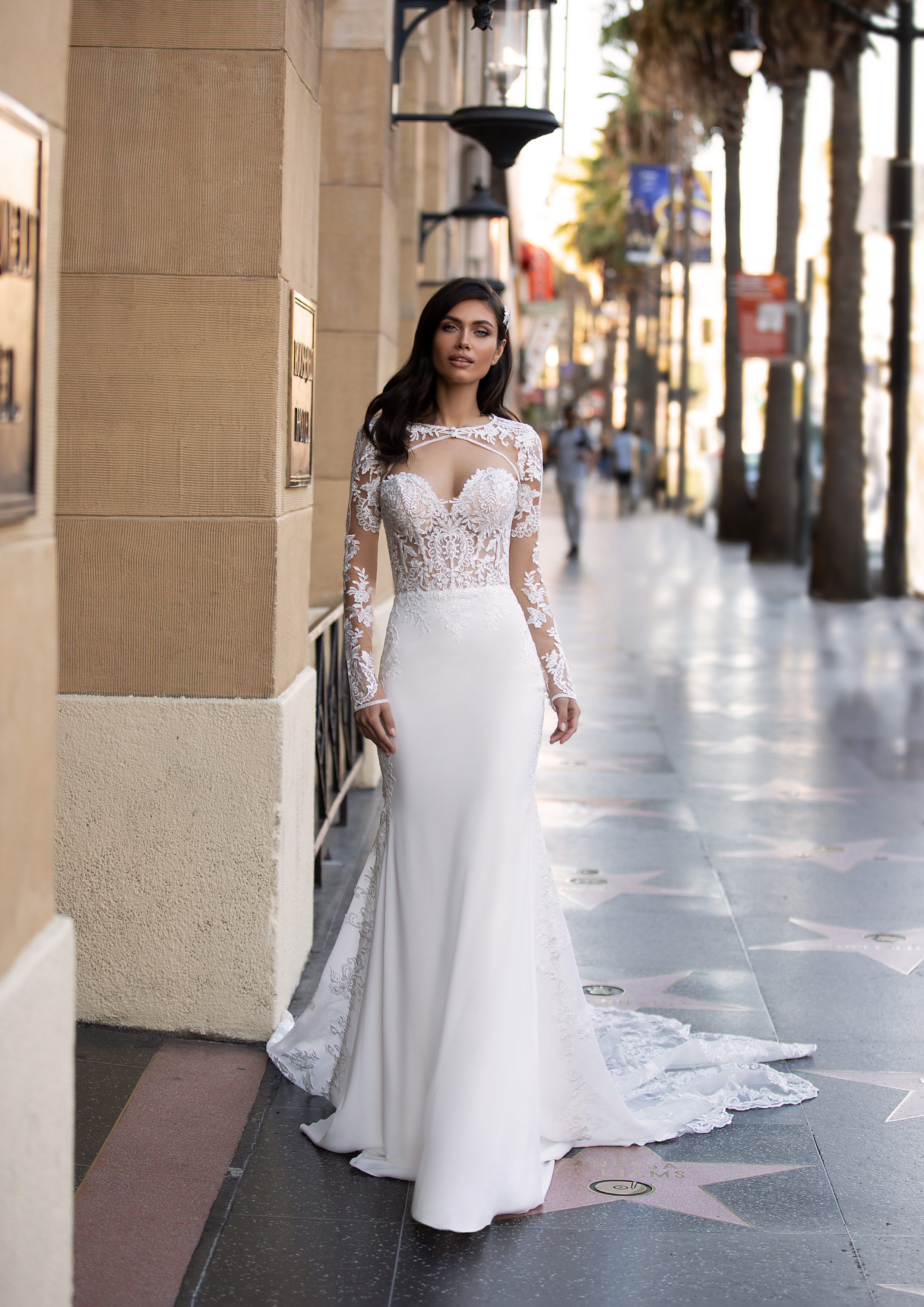 Vestido de noiva modelo Monroe da coleção Pronovias 2021 Cruise Collection