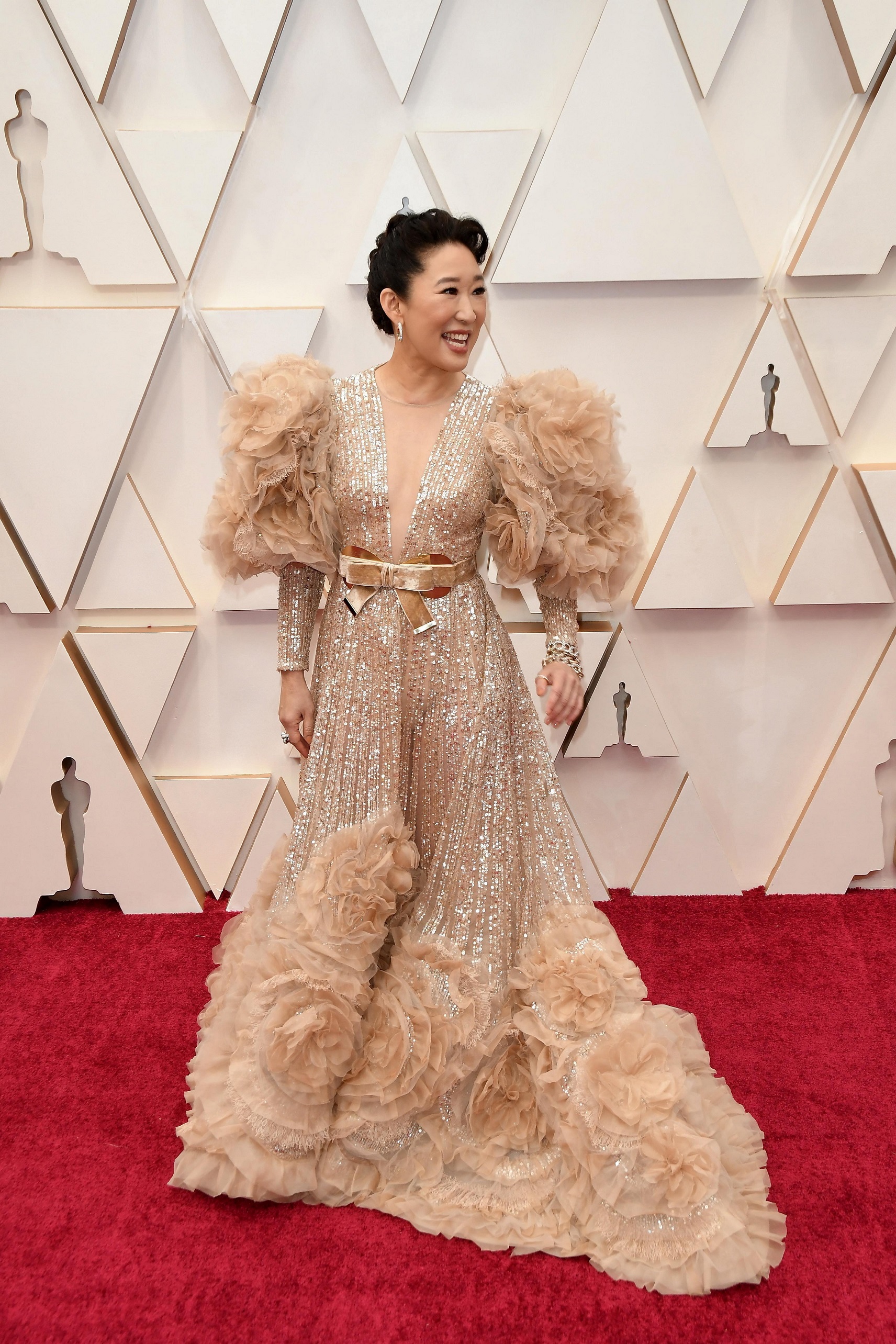 Sandra Oh | Elie Saab | Crédits: Cordon Press