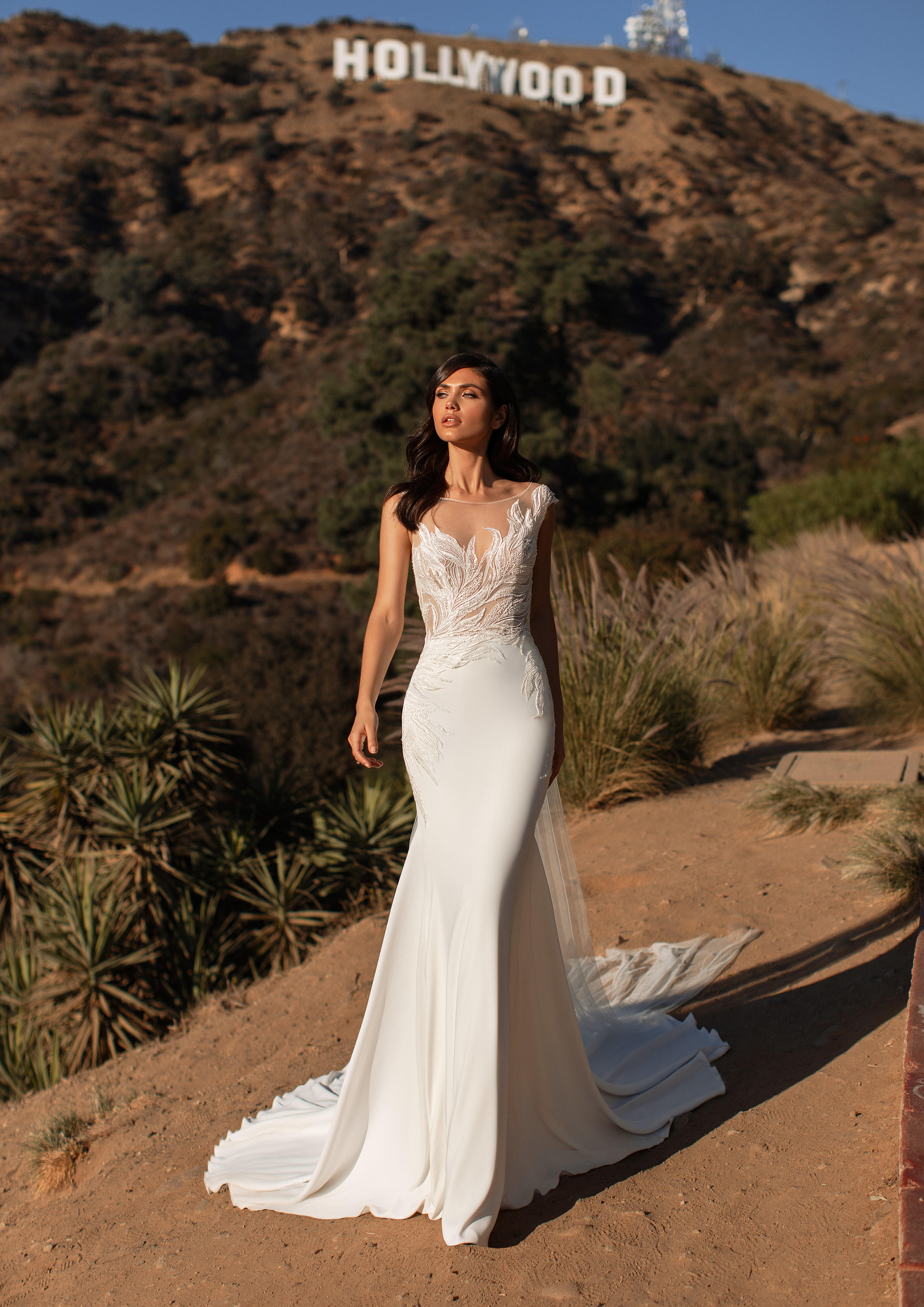 Vestido de noiva modelo Ladd da coleção Pronovias 2021 Cruise Collection