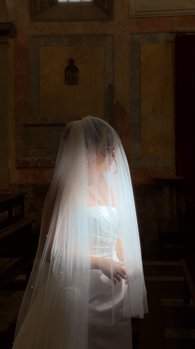 In White Wedding Content Creation