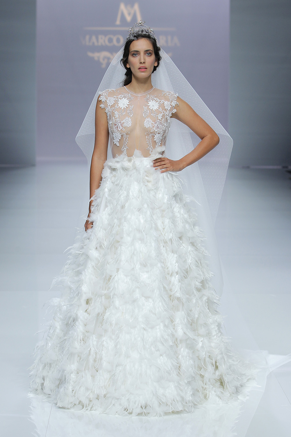 Marco & Maria. Créditos: Barcelona Bridal Fashion Week