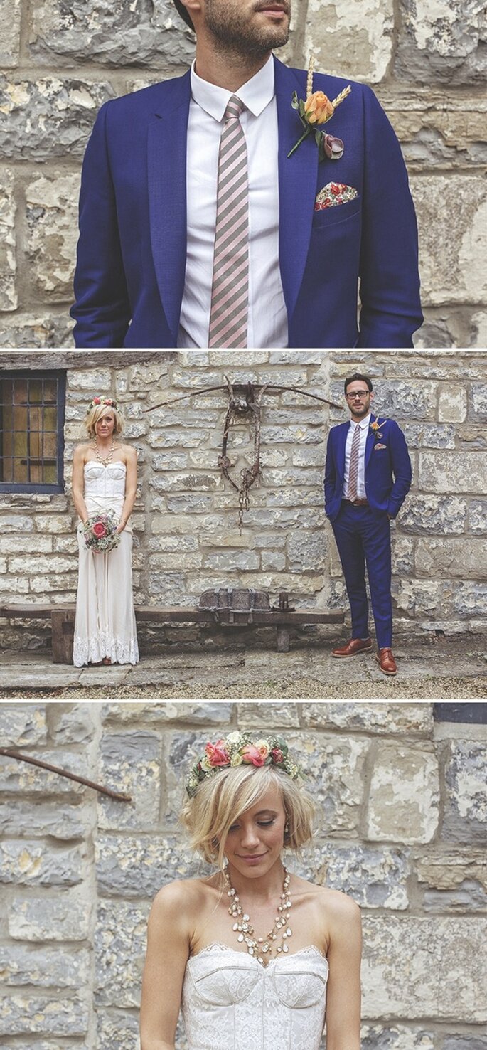Real Wedding estilo vintage chic com detalhes rústicos DIY - Foto Howell Jones Photography