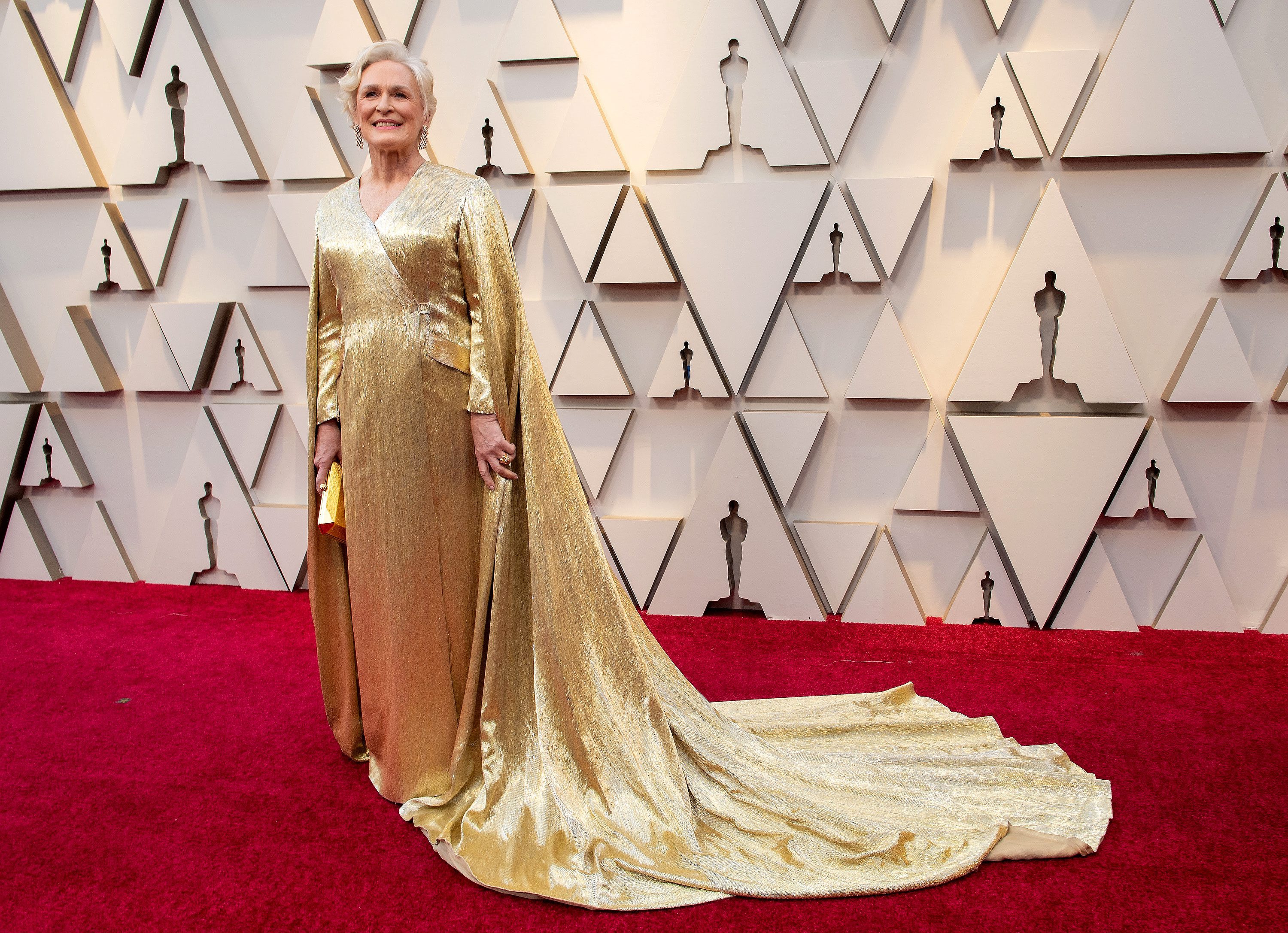 Glenn Close com um vestido Carolina Herrera / Cordon Press