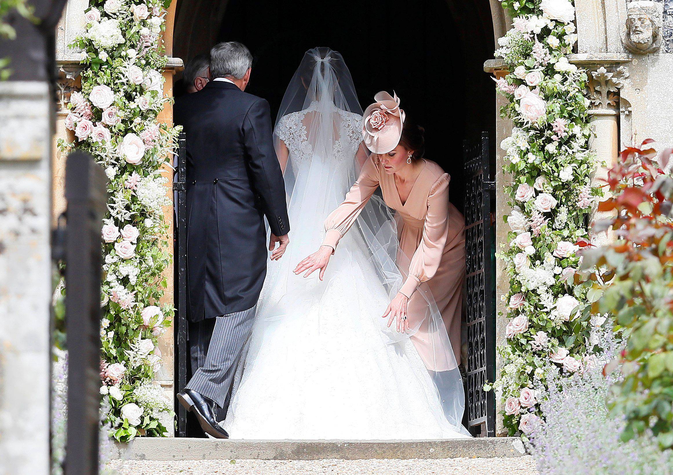 Vestido de novia de Pippa Middleton. 