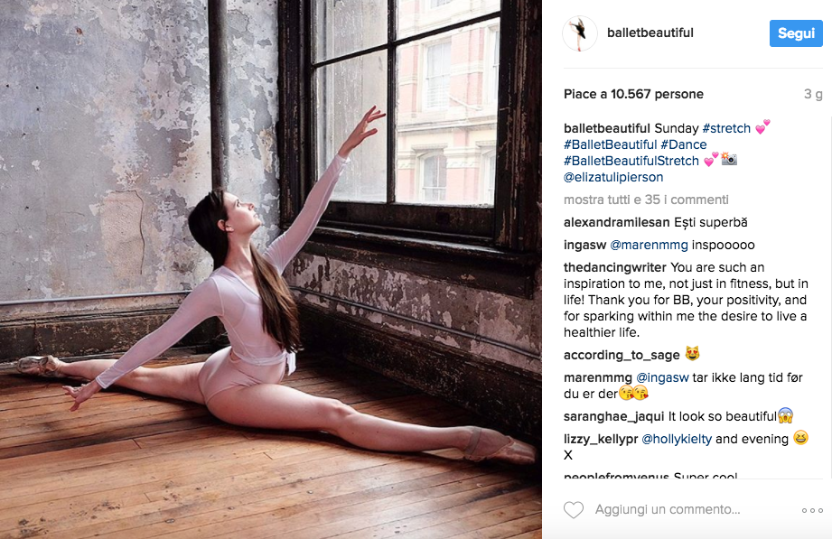 Foto via Instagram @balletbeautiful