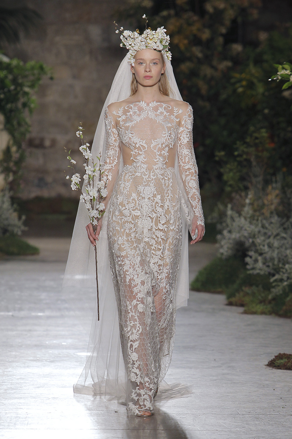 Reem Acra. Créditos: Barcelona Bridal Fashion Week