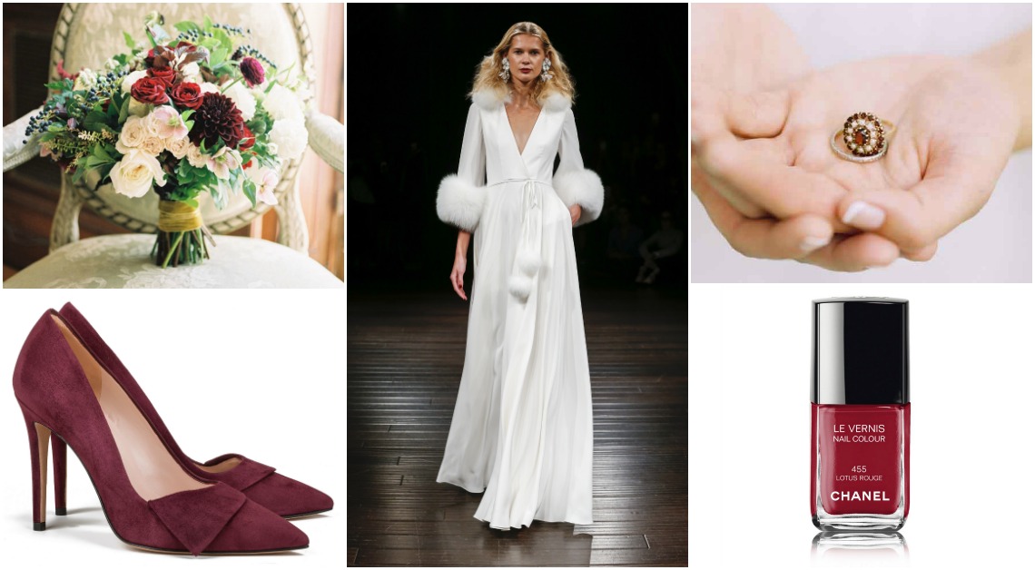 Look de novia invernal.