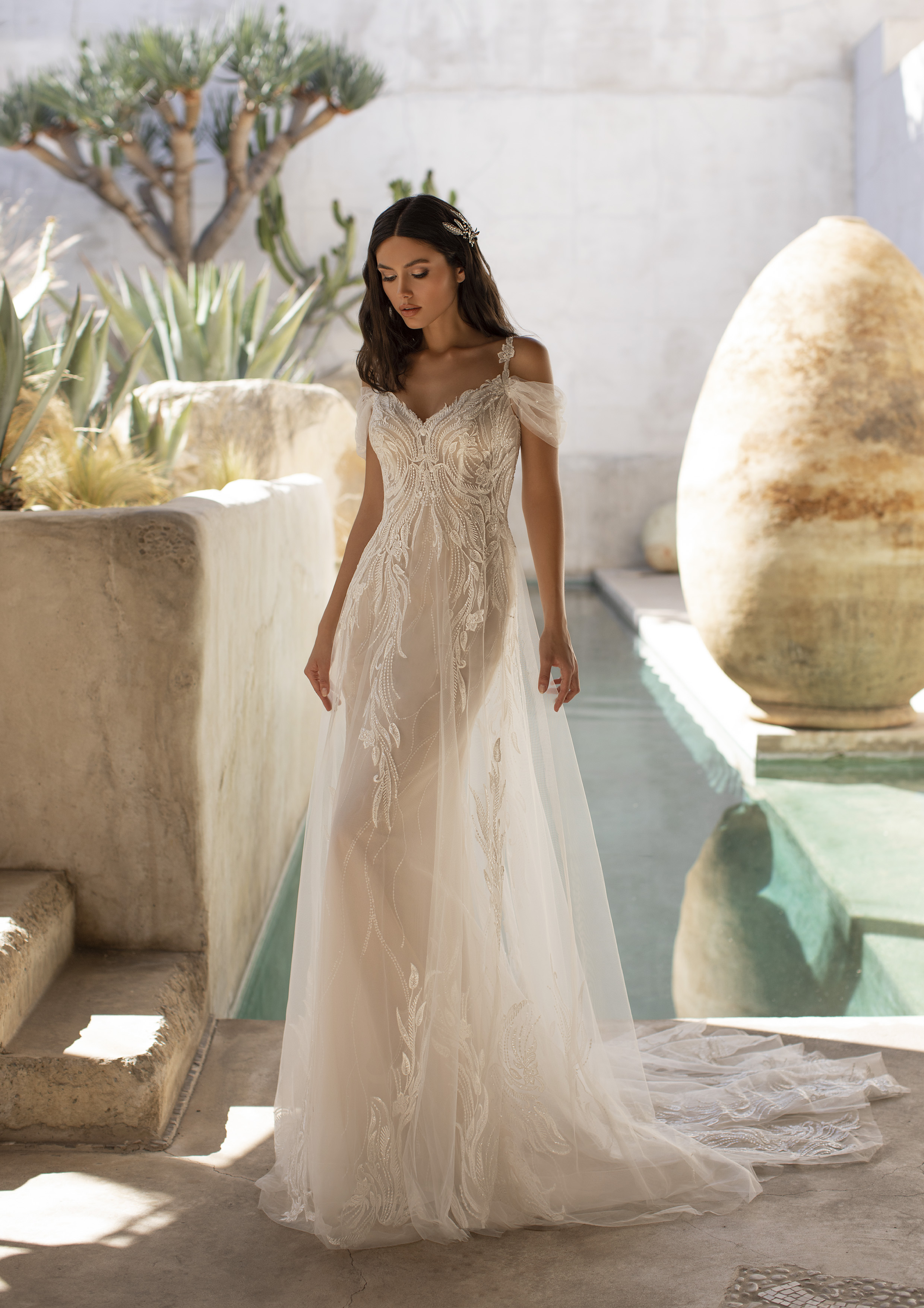 Vestido de noiva modelo Hunter da coleção Pronovias 2021 Cruise Collection