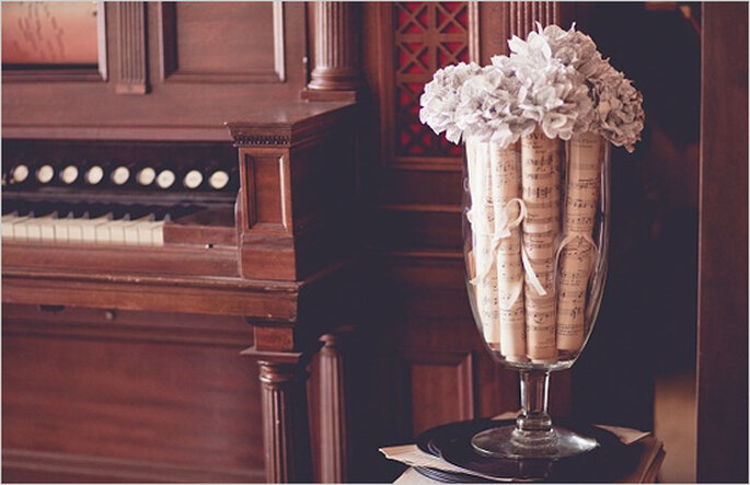 Boda inspirada en detalles musicales - Foto N. Barrett Photography