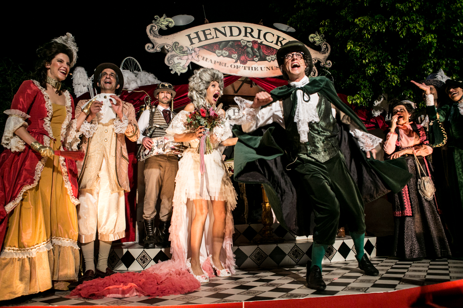 Hendrick’s Unusual Wedding de Lady Rose & Sir Pepino