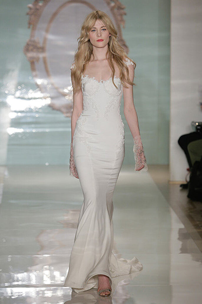 Colecção de Verão de Noivas 2015 de Reem Acra na NY Bridal Week. Foto: Getty.