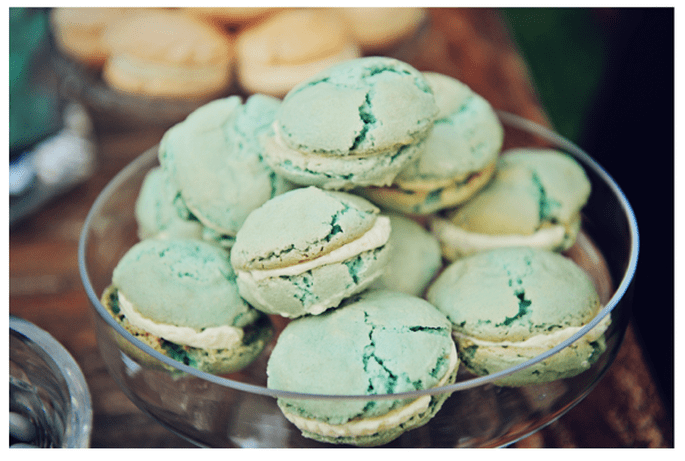 Macarons para el postre de tu boda - Foto Pure Sugar Studios