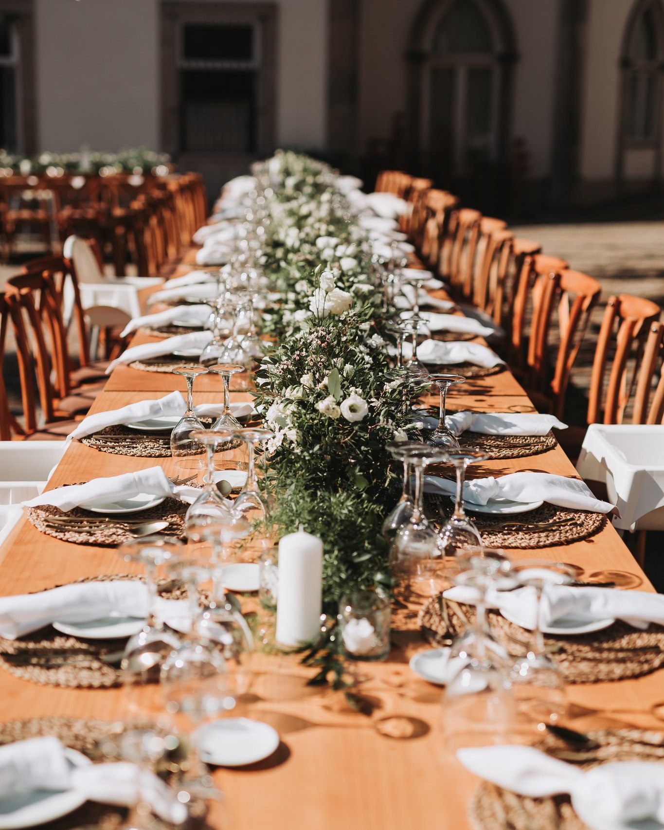 Decoração floral sustentável de casamento