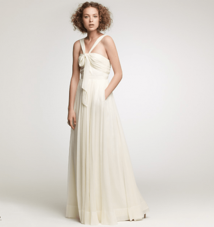 Silk Chiffon Savoie Gown