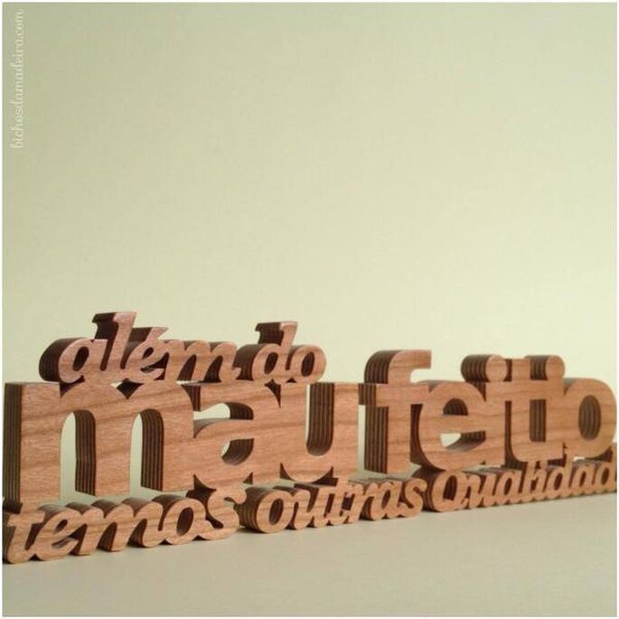 Frases em madeira: Bichos da Madeira