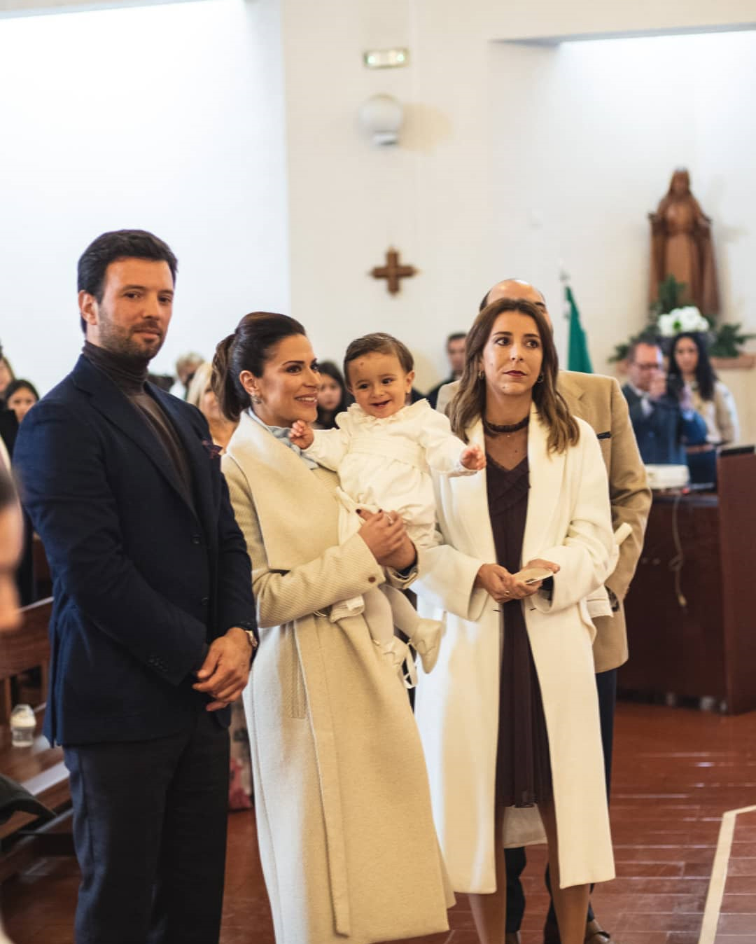Dânia Neto batizou o filho Salvador
