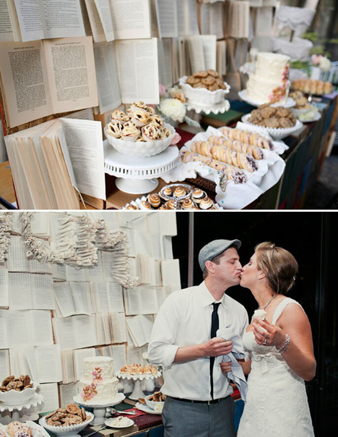 Decoracion libros candy bar