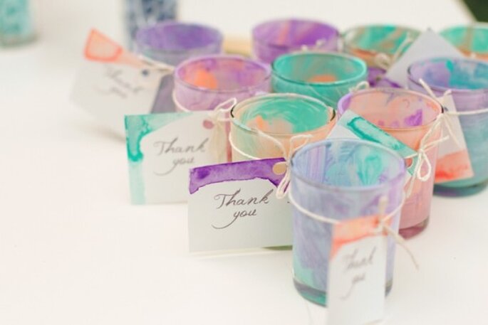 Puedes dar regalos a tus invitados con algunos toques de acuarela - Foto Amy Nicole photography Puedes dar regalos a tus invitados con algunos toques de acuarela - Foto Amy Nicole photography
