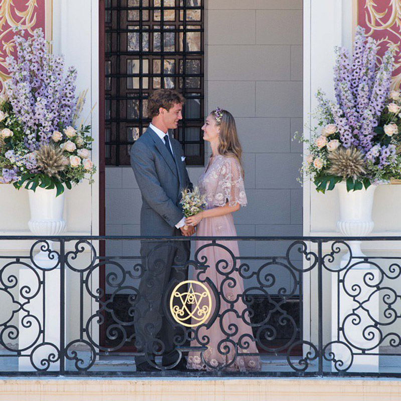 Casamento civil de Pierre Casiraghi e Beatrice Borromeo.